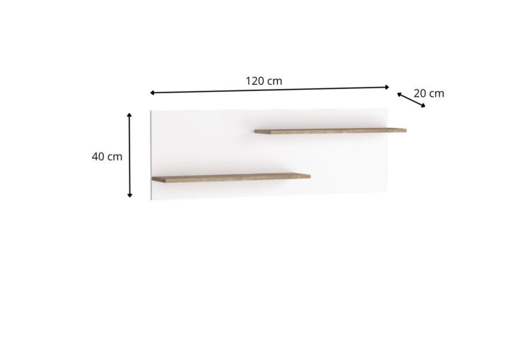 PÓŁKA NA ŚCIANĘ LIVINIO​ L-11