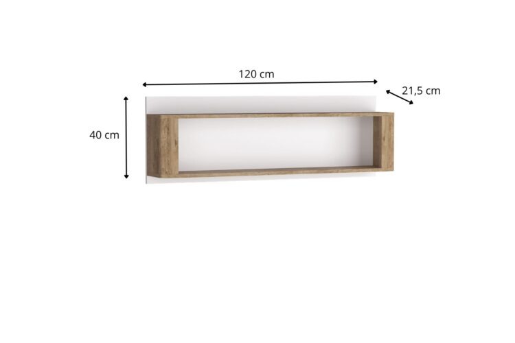 PÓŁKA NA KSIĄŻKI LIVINIO L-12