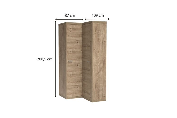 NATURAL​ N-14 CORNER WARDROBE