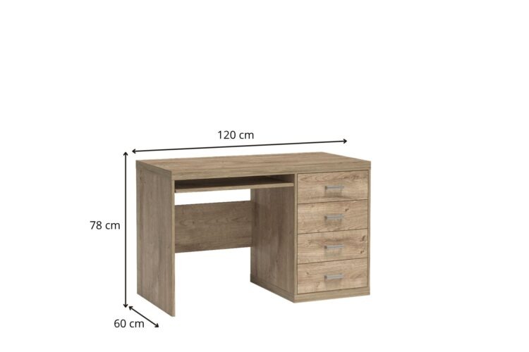 BIURKO Z SZUFLADAMI NATURAL​ N-16