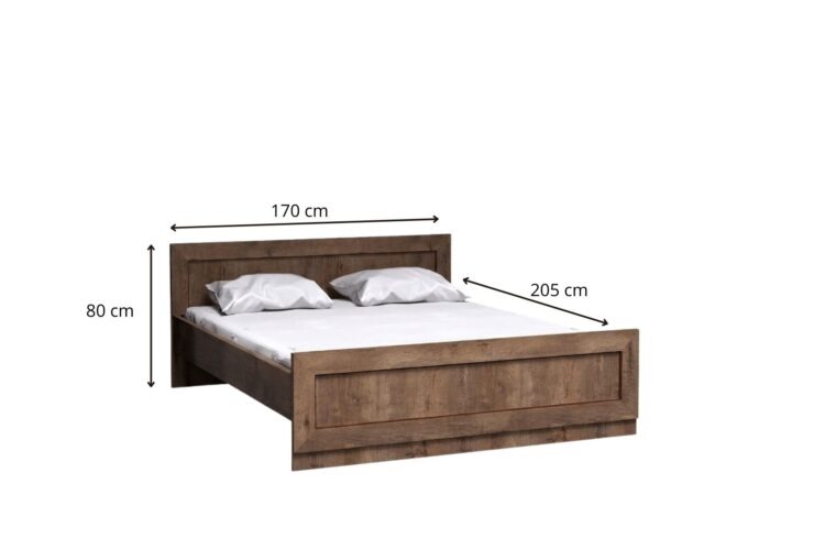 ŁÓŻKO DWUOSOBOWE 160×200 TADEUSZ T-20