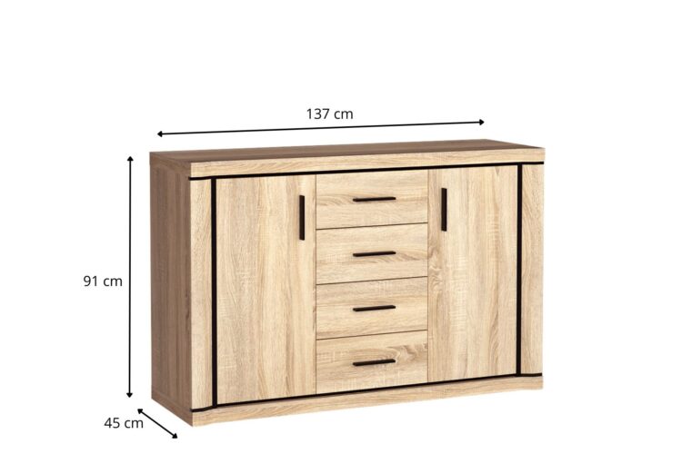 DUŻA KOMODA DALLAS D-5