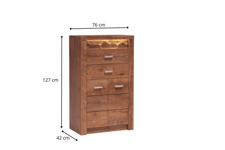 KOMODA Z SZUFLADAMI INDIANAPOLIS I-6