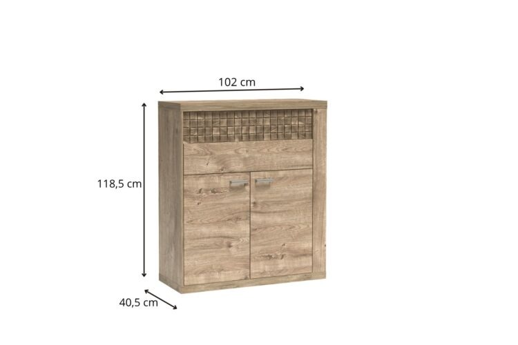 KOMODA DO POKOJU NATURAL​ N-6