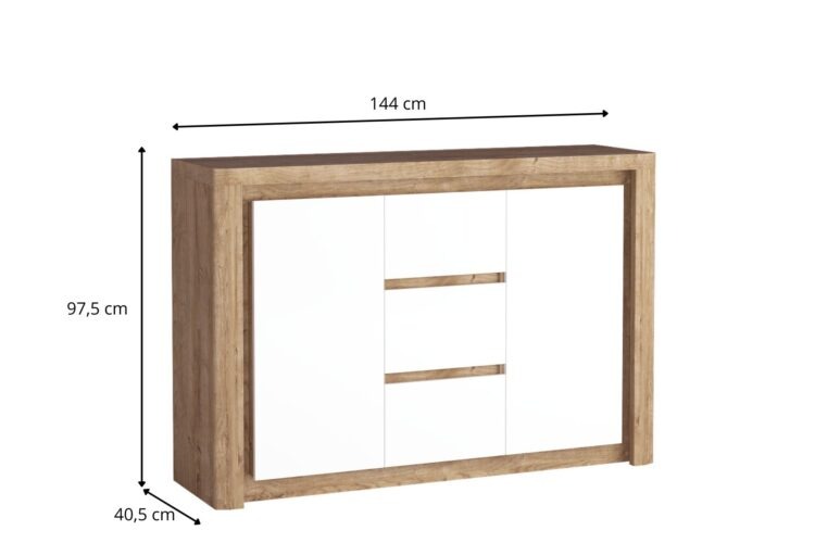 BIAŁA KOMODA LIVINIO L-7