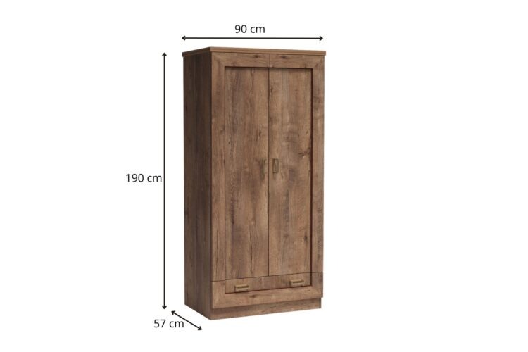 TADEUSZ T-7 TWO-DOOR WARDROBE