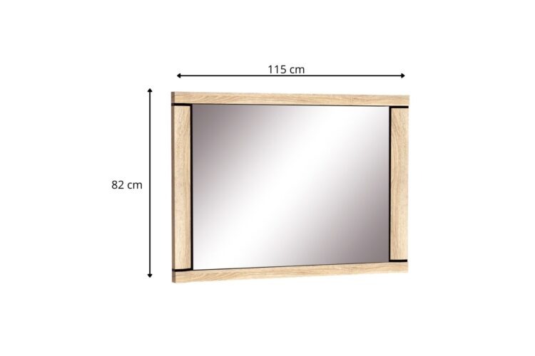 LUSTRO Z RAMĄ DALLAS D-9