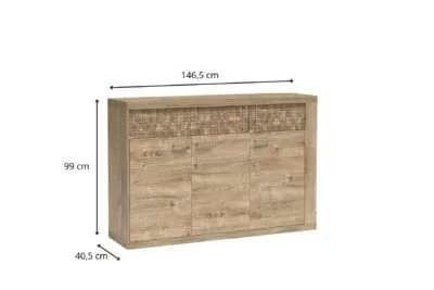 NATURAL​ N-8 CHEST OF DRAWERS