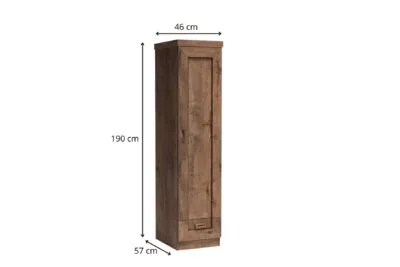 TADEUSZ T-9 SINGLE-DOOR WARDROBE
