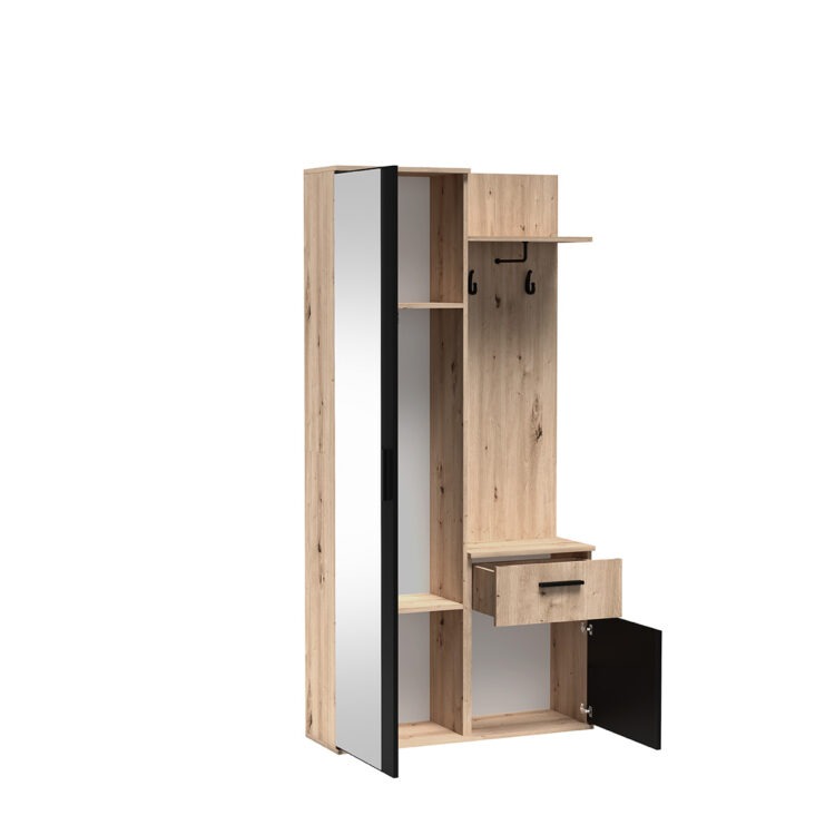 GARDEROBA Z LUSTREM LUX