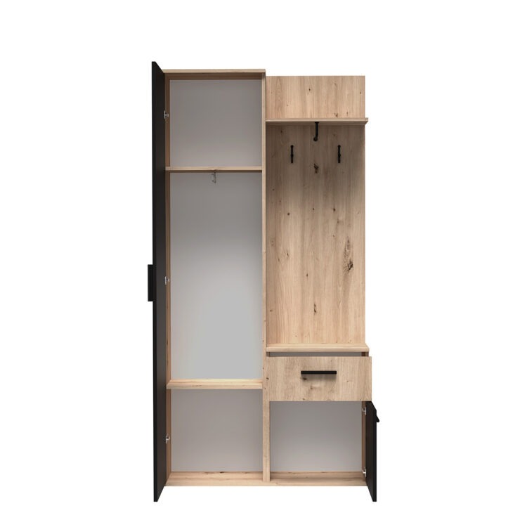 GARDEROBA Z LUSTREM LUX