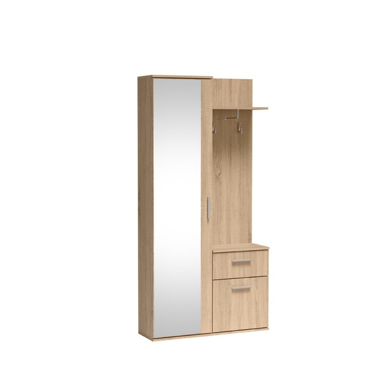 GARDEROBA Z LUSTREM LUX