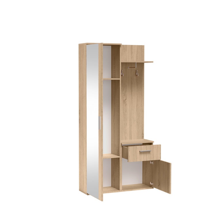 GARDEROBA Z LUSTREM LUX