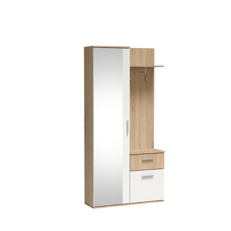 GARDEROBA Z LUSTREM LUX