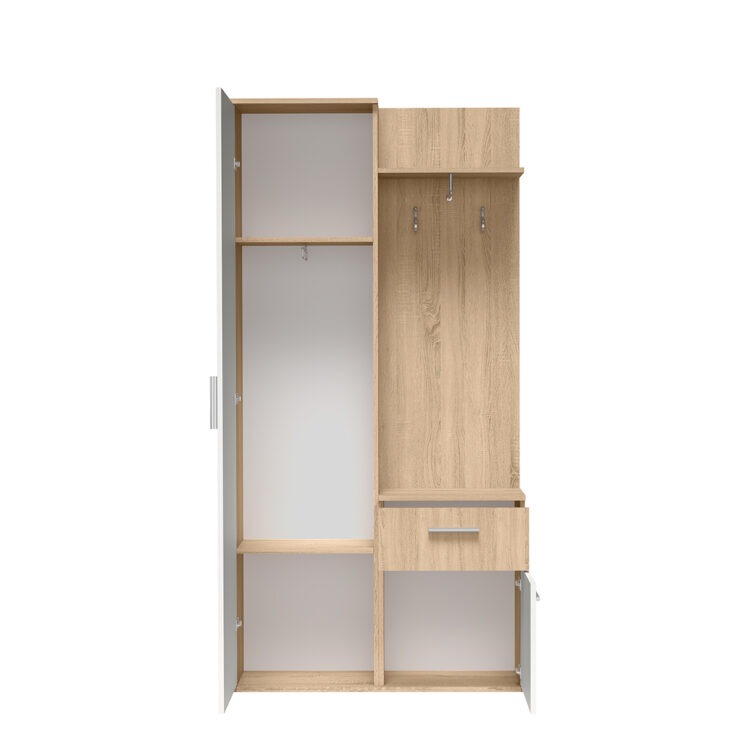 GARDEROBA Z LUSTREM LUX