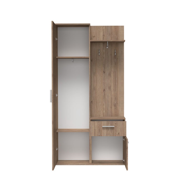 GARDEROBA Z LUSTREM LUX