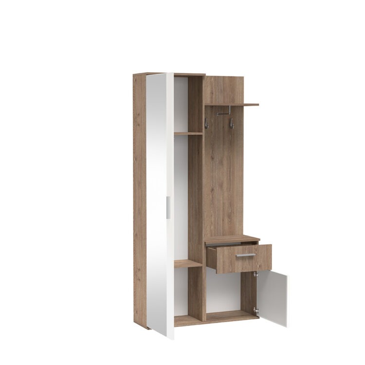 GARDEROBA Z LUSTREM LUX