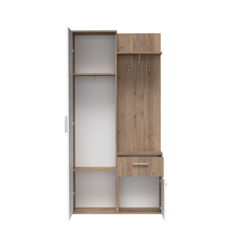 GARDEROBA Z LUSTREM LUX