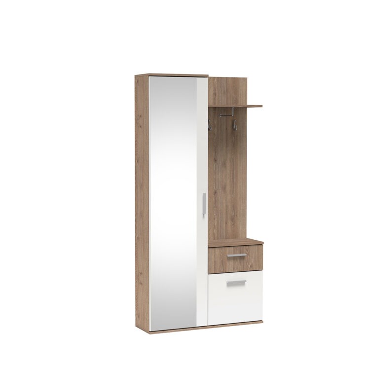 GARDEROBA Z LUSTREM LUX