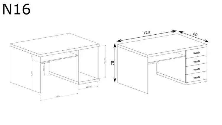 NATURAL​ N-16 DESK