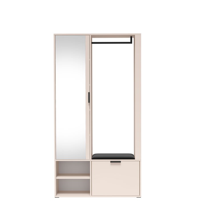 GARDEROBA Z LUSTREM MILO UNI
