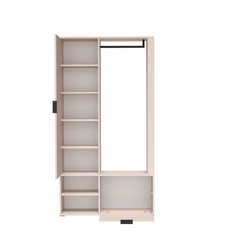 GARDEROBA Z LUSTREM MILO UNI