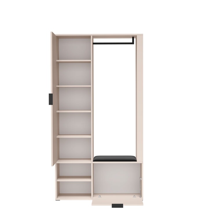 GARDEROBA Z LUSTREM MILO UNI