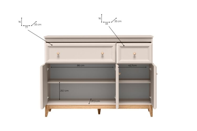 CHEST OF DRAWERS W-1