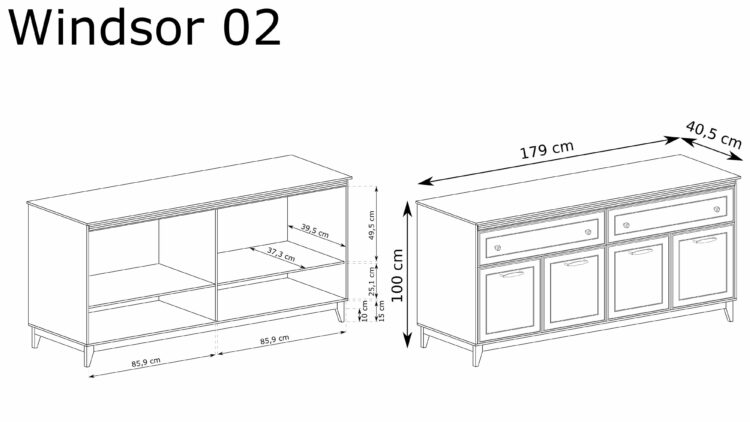 CHEST OF DRAWERS W-2