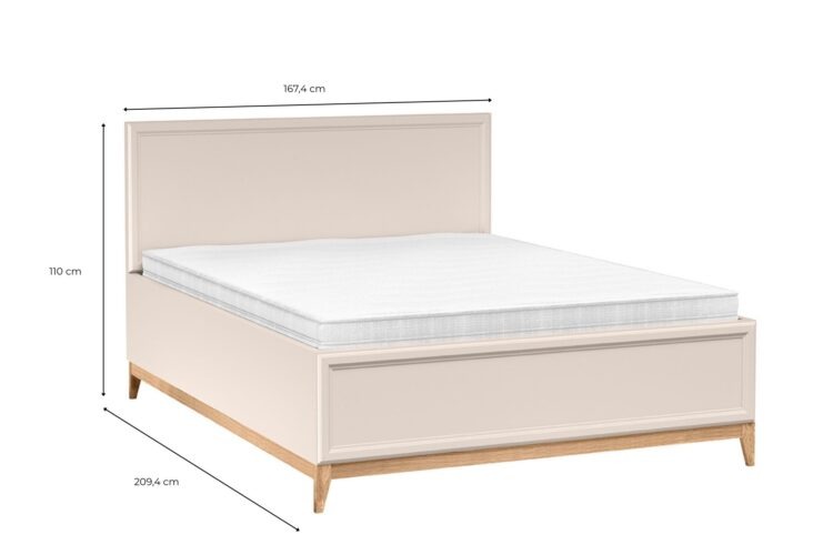 BED WITH A CONTAINER 160X200 W-16