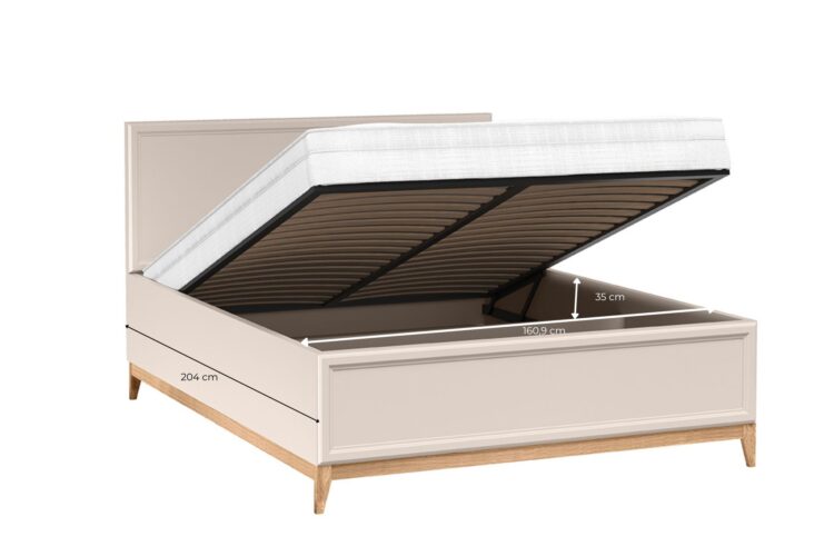 BED WITH A CONTAINER 160X200 W-16