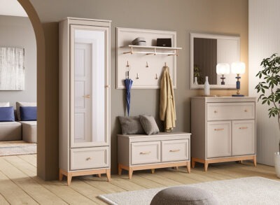 HALF-WARDROBE WITH MIRROR WINDSOR W-18