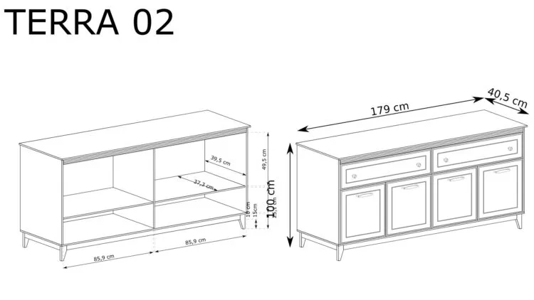 TA-2 CHEST OF DRAWERS