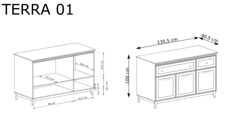 CHEST OF DRAWERS TA-1