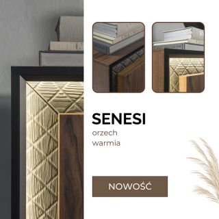 NOWOŚĆ 
Kolekcja we włoskim stylu. Elegancka, nowoczesna forma mebli ze zdobioną deska w czarnym kolorze. Szykowny, orzechowy kolor to nasza propozycja na nowy salon w Waszych domach 🙂

Wszystkie meble z kolekcji możecie zobaczyć na naszej stronie.

#new #senesi #meble #jarstol #gold #black #wood #elegant #inspiration #orzech #interior #interiordesign #design #komoda #led #dior #italy #italydesign #www